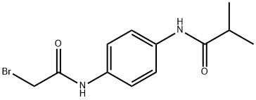 N-{4-[(2-Bromoacetyl)amino]phenyl}-2-methylpropanamide Struktur