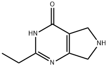 2-Ethyl-6,7-dihydro-5H-pyrrolo-[3,4-d]pyrimidin-4-ol Struktur