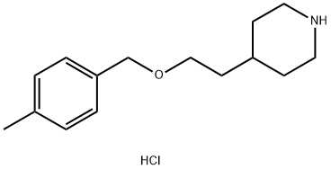 4-{2-[(4-Methylbenzyl)oxy]ethyl}piperidinehydrochloride Struktur