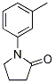 2-pyrrolidinone, 1-(3-methylphenyl)- Struktur