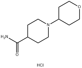 4-piperidinecarboxamide, 1-(tetrahydro-2H-pyran-4-yl)- Struktur