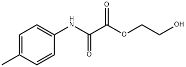 acetic acid, [(4-methylphenyl)amino]oxo-, 2-hydroxyethyl e Struktur