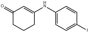 2-cyclohexen-1-one, 3-[(4-iodophenyl)amino]- Struktur