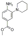 Methyl 4-amino-3-(piperidin-1-yl)benzoate Struktur