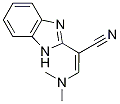 (2Z)-2-(1H-Benzimidazol-2-yl)-3-(dimethylamino)-acrylonitrile Struktur