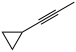 Prop-1-yn-1-ylcyclopropane Struktur