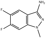 5,6-Difluoro-1-methyl-1H-indazol-3-amine Struktur