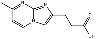 3-(7-Methylimidazo[1,2-a]pyrimidin-2-yl)-propanoic acid Struktur