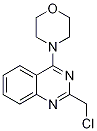 2-(Chloromethyl)-4-morpholin-4-ylquinazoline Struktur