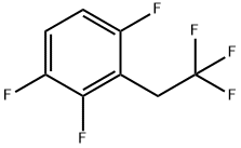 1,2,4-Trifluoro-3-(2,2,2-trifluoroethyl)benzene Struktur