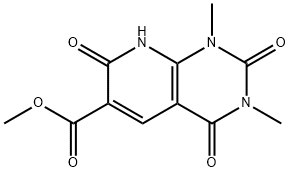 Methyl 1,3-dimethyl-2,4,7-trioxo-1,2,3,4,7,8-hexahydropyrido[2,3-d]pyrimidine-6-carboxylate Struktur