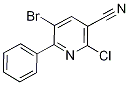 5-Bromo-2-chloro-6-phenylnicotinonitrile Struktur