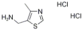 [(4-Methyl-1,3-thiazol-5-yl)methyl]amine dihydrochloride Struktur