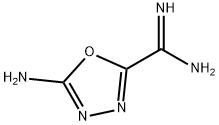 5-Amino-1,3,4-oxadiazole-2-carboximidamide Struktur