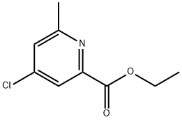 Ethyl 4-chloro-6-methylpyridine-2-carboxylate Struktur