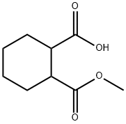 2-(Methoxycarbonyl)cyclohexanecarboxylic acid Struktur