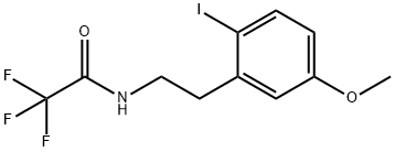 2,2,2-TRIFLUORO-N-[2-(2-IODO-5-METHOXYPHENYL)ETHYL]ACETAMIDE Struktur