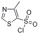 4-METHYL-1,3-THIAZOLE-5-SULFONYLCHLORIDE Struktur