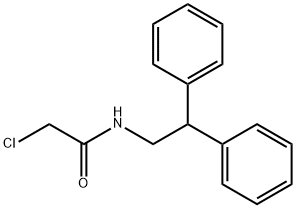 2-CHLORO-N-(2,2-DIPHENYLETHYL)ACETAMIDE Struktur