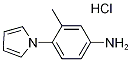 3-METHYL-4-PYRROL-1-YL-PHENYLAMINE HYDROCHLORIDE Struktur