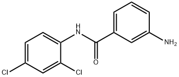 3-AMINO-N-(2,4-DICHLOROPHENYL)BENZAMIDE Struktur