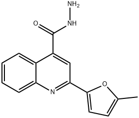 2-(5-METHYL-2-FURYL)QUINOLINE-4-CARBOHYDRAZIDE Struktur