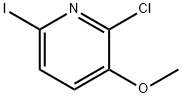 2-CHLORO-6-IODO-3-METHOXY-PYRIDINE Struktur