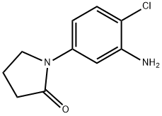 1-(3-amino-4-chlorophenyl)pyrrolidin-2-one Struktur