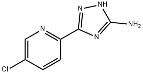 5-(5-chloro-2-pyridinyl)-1H-1,2,4-triazol-3-amine Struktur