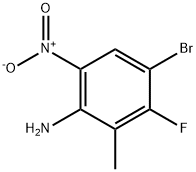 4-bromo-3-fluoro-2-methyl-6-nitroaniline Struktur