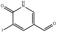 5-iodo-6-oxo-1,6-dihydro-3-pyridinecarbaldehyde Struktur