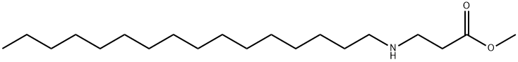 Methyl 3-(hexadecylamino)propanoate Struktur