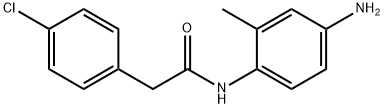 N-(4-Amino-2-methylphenyl)-2-(4-chlorophenyl)-acetamide Struktur