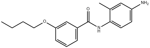 N-(4-Amino-2-methylphenyl)-3-butoxybenzamide Struktur