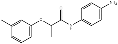 N-(4-Aminophenyl)-2-(3-methylphenoxy)propanamide Struktur