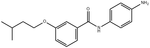 N-(4-Aminophenyl)-3-(isopentyloxy)benzamide Struktur