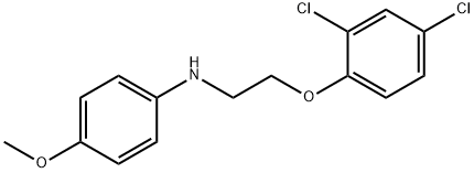 N-[2-(2,4-Dichlorophenoxy)ethyl]-4-methoxyaniline Struktur