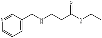 N-Ethyl-3-[(3-pyridinylmethyl)amino]propanamide Struktur