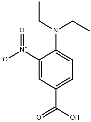 4-(diethylamino)-3-nitrobenzoic acid Struktur