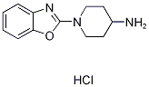 1-(1,3-benzoxazol-2-yl)piperidin-4-amine hydrochloride Struktur