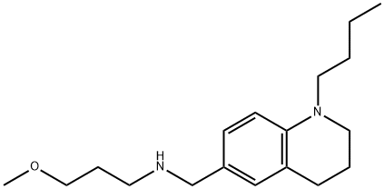 N-[(1-butyl-1,2,3,4-tetrahydroquinolin-6-yl)methyl]-3-methoxypropan-1-amine Struktur