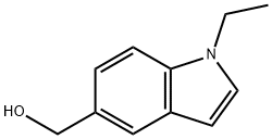 (1-ethyl-1H-indol-5-yl)methanol Struktur