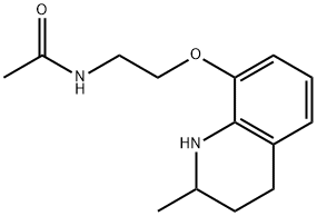 N-{2-[(2-methyl-1,2,3,4-tetrahydroquinolin-8-yl)oxy]ethyl}acetamide Struktur