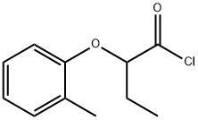 2-(2-methylphenoxy)butanoyl chloride Struktur