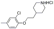 4-[2-(2-Chloro-4-methylphenoxy)ethyl]piperidinehydrochloride Struktur