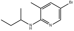 N-(5-Bromo-3-methyl-2-pyridinyl)-N-(sec-butyl)amine Struktur