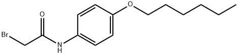 2-Bromo-N-[4-(hexyloxy)phenyl]acetamide Struktur