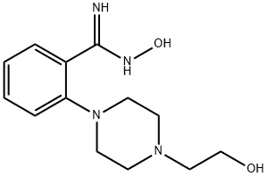 N'-Hydroxy-2-[4-(2-hydroxyethyl)-1-piperazinyl]-benzenecarboximidamide Struktur