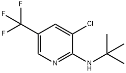 N-(tert-Butyl)-3-chloro-5-(trifluoromethyl)-2-pyridinamine Struktur