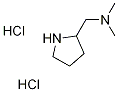 N,N-Dimethyl(2-pyrrolidinyl)methanaminedihydrochloride Struktur